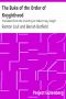 [Gutenberg 43365] • The Buke of the Order of Knyghthood / Translated from the French by Sir Gilbert Hay, Knight